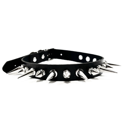 Choker Necklace - Punk Gothic Rivet